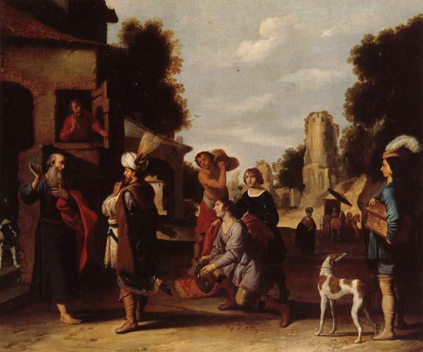 Lambert  Jacobsz The Prophet Elisha and Naaman oil painting picture